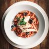 Chicken Cacciatore over Pasta