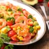 Shrimp Vegetable Salsa Salad