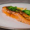 Baked Salmon with Orange-Ginger Sauce