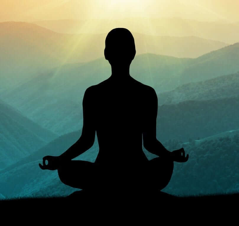 Yoga on a mountain top Yoga to lower high blood pressure