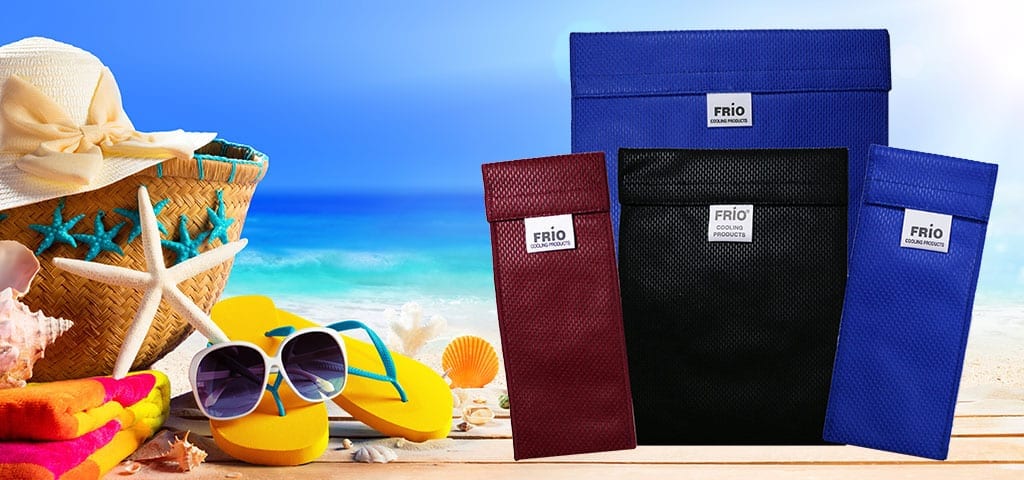 FRIO Insulin Wallets with Beach Background