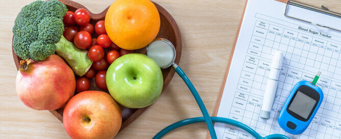 Diabetes concept health and management