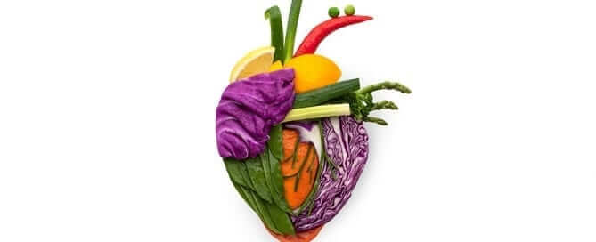 Heart Made of Vegetables