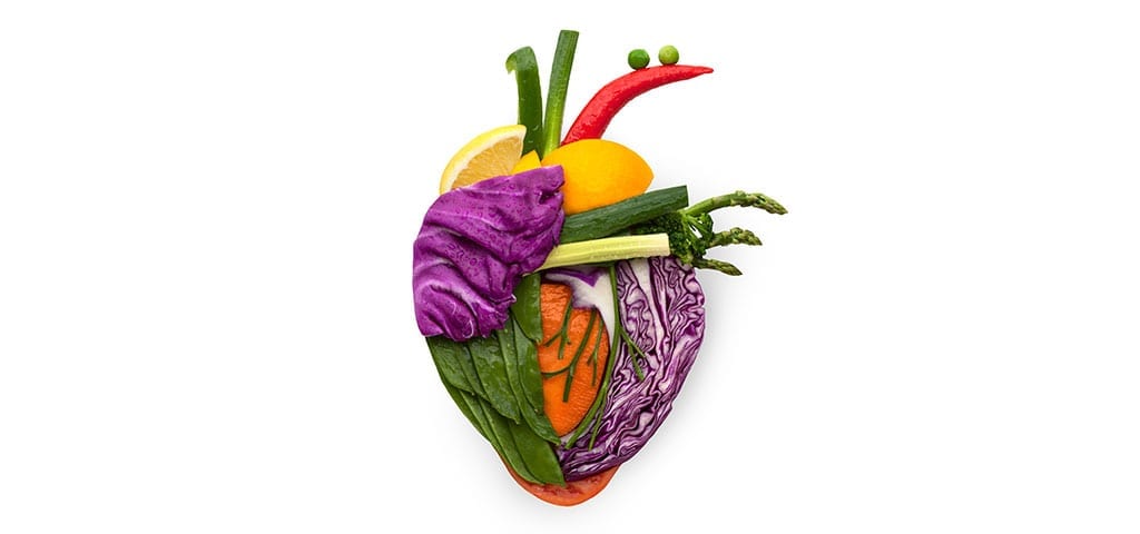 Heart Made of Vegetables