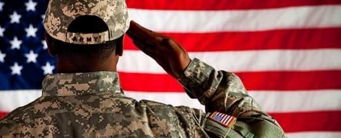 Soldier Saluting
