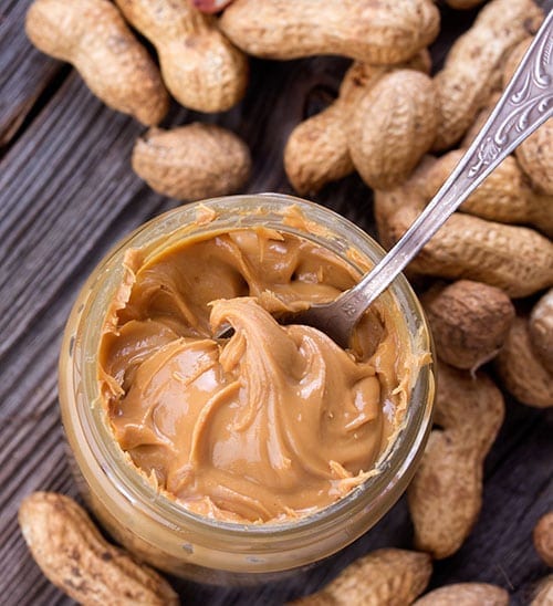 Healthy Food Options - Creamy low-fat, low-sugar peanut butter
