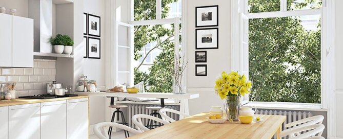 Kitchen Looking Out to the Yard