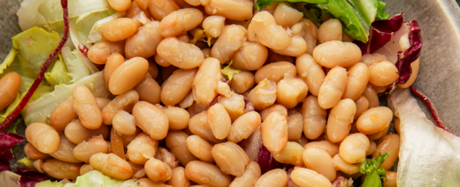 Bean salad tasty snack fresh delicious gourmet food table setting