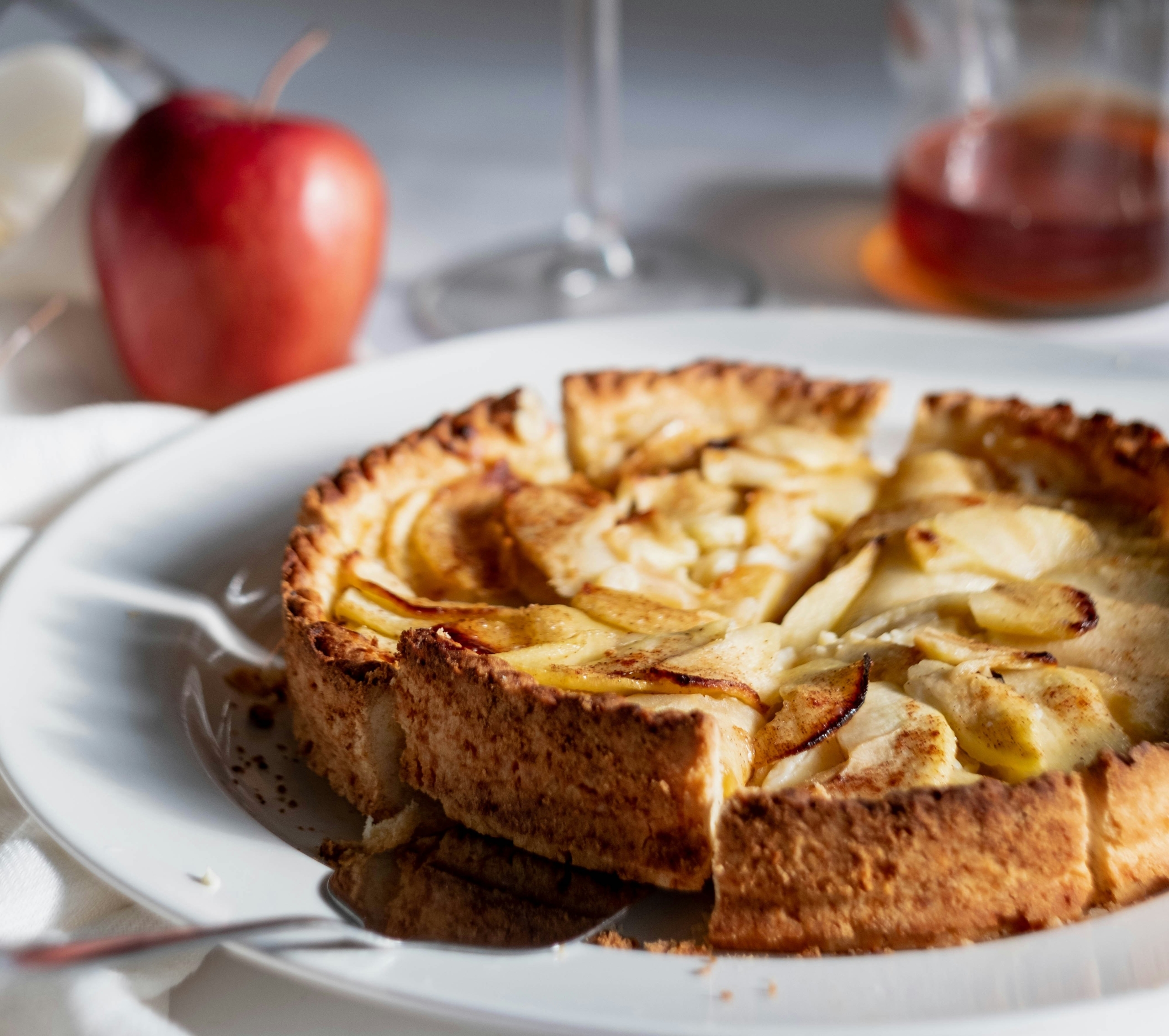 Apple Cheesecake
