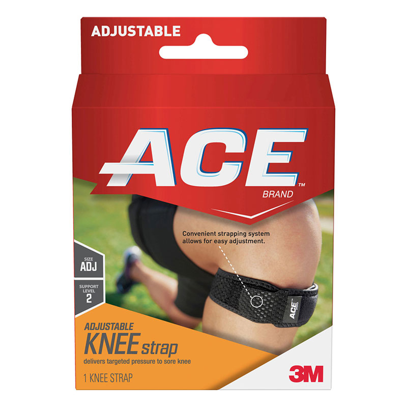3M Ace Knee Brace with Strap Latex Free
