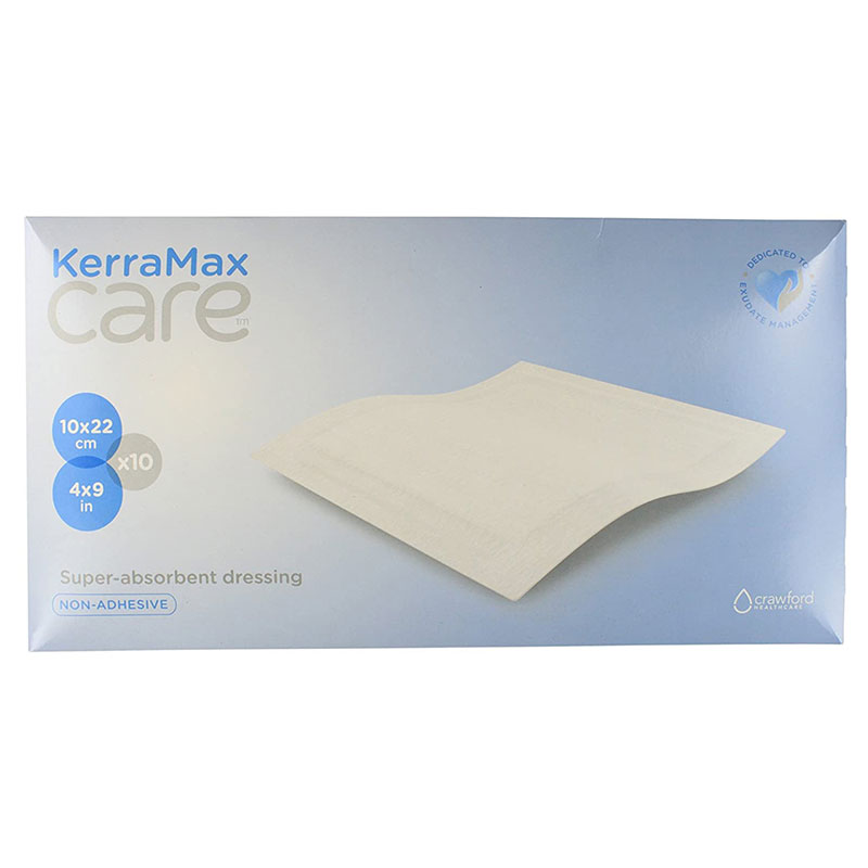 3M KerraMax Care Super Absorbent Dressing 4x9 inch Box of 10