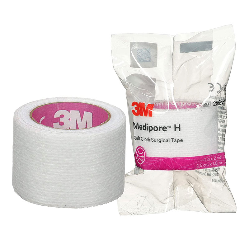 3M Medipore Hypoallergenic Soft Cloth Surgical Tape 1inchx2yds