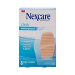 3M Nexcare Waterproof Bandage Knee And Elbow Clear Box of 8 thumbnail
