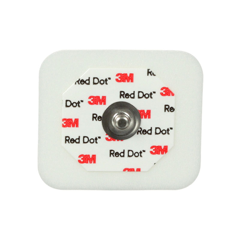 3M Red Dot Monitoring Electrode With Tape And Gel 4x3.5 cm Box of 50