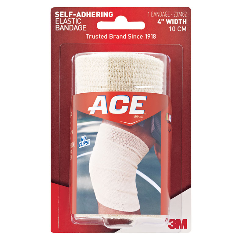 3M Self Adhering Athletic Bandage 4inchx5yds Stretched