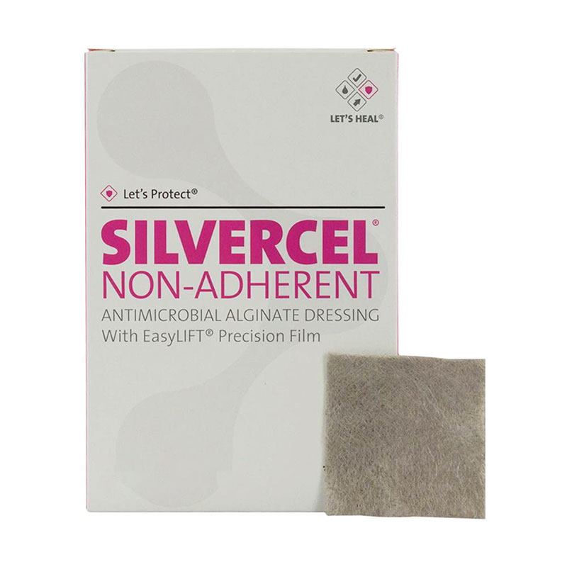 3M Silvercel Antimicrobial Alginate Dressing 4x8 inch Pack of 5