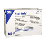 3M Steri Strip Adhesive Skin Closure 0.5 inch x 4 inch Box 50