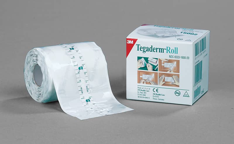 3M Tegaderm Transparent Film Roll 2in x 11 Yards - Case of 4