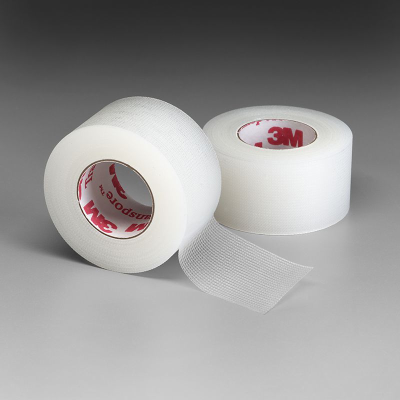 3M Transpore Surgical Tape, 1in x 10yd - Case of 12
