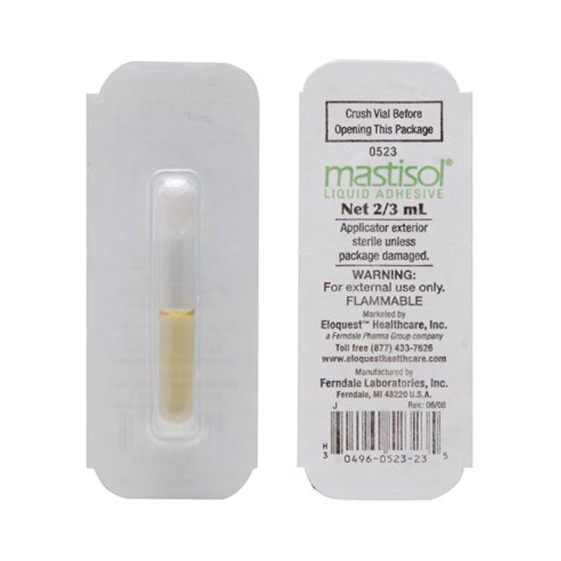 Ferndale Mastisol Medical Adhesive - 3/4cc Vials Box of 48