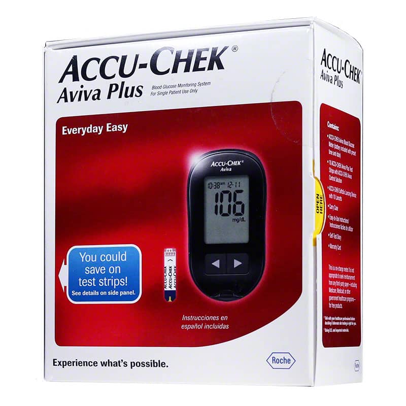 Accu-Chek Compact Plus Diabetes Monitoring Kit Combo (Meter Kit, Compa