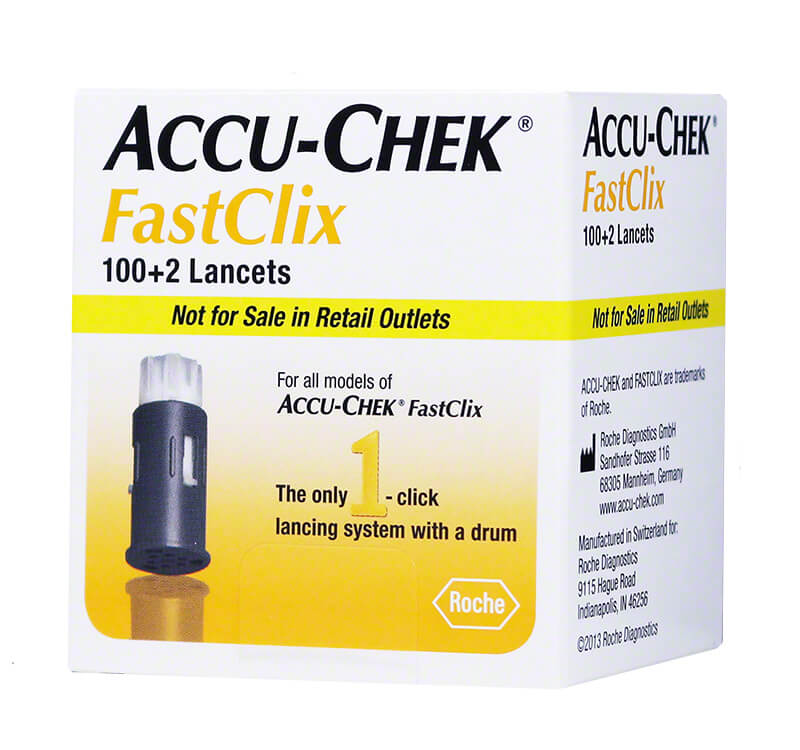 Accu-Chek FastClix Lancets Box 102