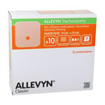 Smith and Nephew ALLEVYN Tracheostomy Wound Dressing 3.5" x 3.5" - Box of 10 thumbnail