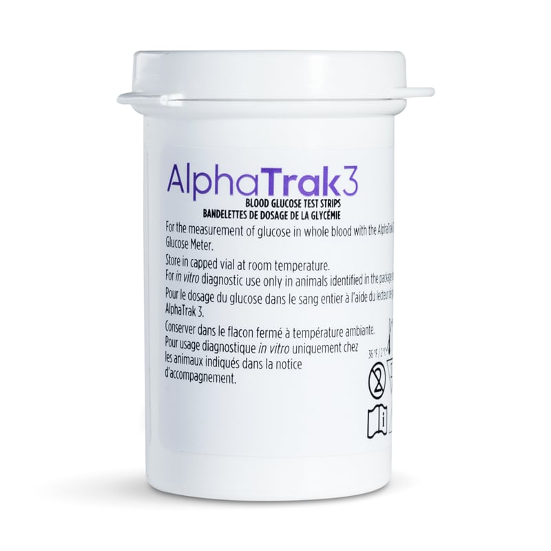 AlphaTRAK 3 Blood Glucose Test Strips 50 Count