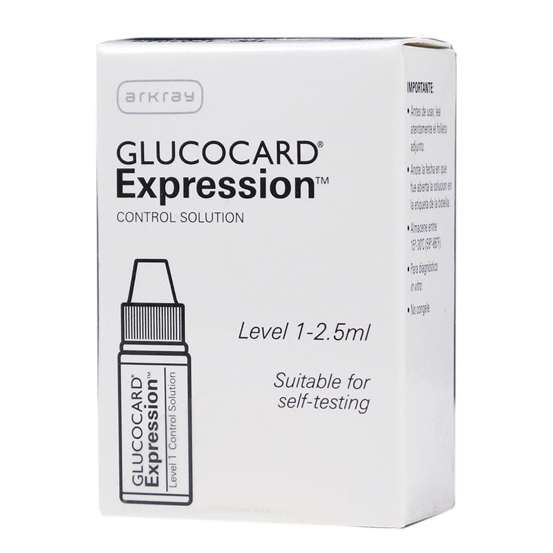 Arkray Glucocard Expression Control Solution Level 1 (2.5ml) 1 vial