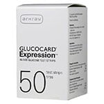 Arkray Glucocard Expression Blood Glucose Test Strips 50 Count thumbnail