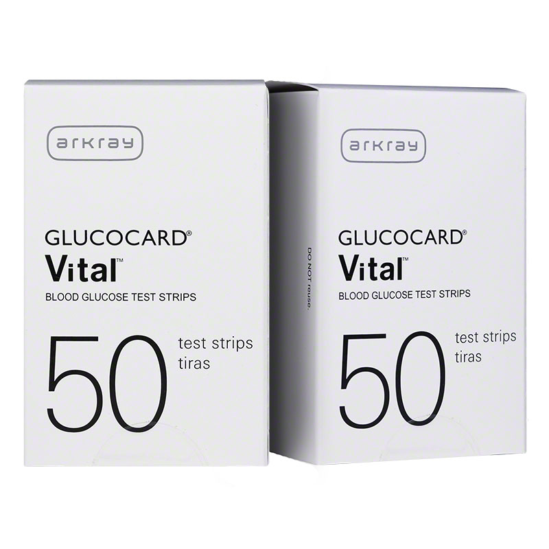 Arkray GlucoCard Vital Sensor Blood Glucose Test Strips 100 Count