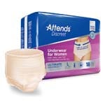 Attends Discreet Underwear for Women Large Size 16-20 Package of 18 thumbnail