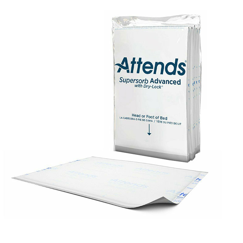 Attends Supersorb Advance Premium Underpad 30x36 inch Package of 5
