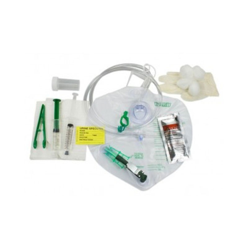 Bard Advance Pediatric Tray With 350ml Urine Meter Statlock Device and Lubri-Sil 10FR Catheter