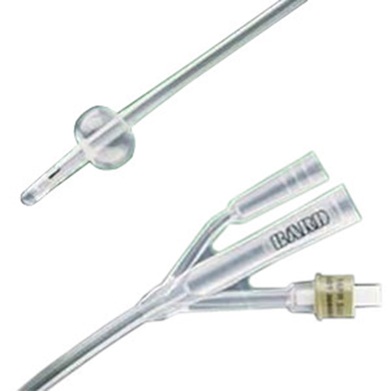 Bard Lubri-Sil Short Round Tip 3-Way Specialty Silicone Foley Catheter 20FR 30cc