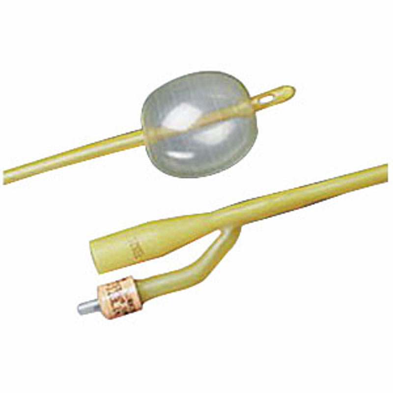 Bard Lubricath Short Round Tip 2-Way Latex Foley Catheter 16FR 30cc