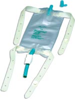Bard Medical Dispoz-A-Bag Leg Bag with Latex Straps 9oz