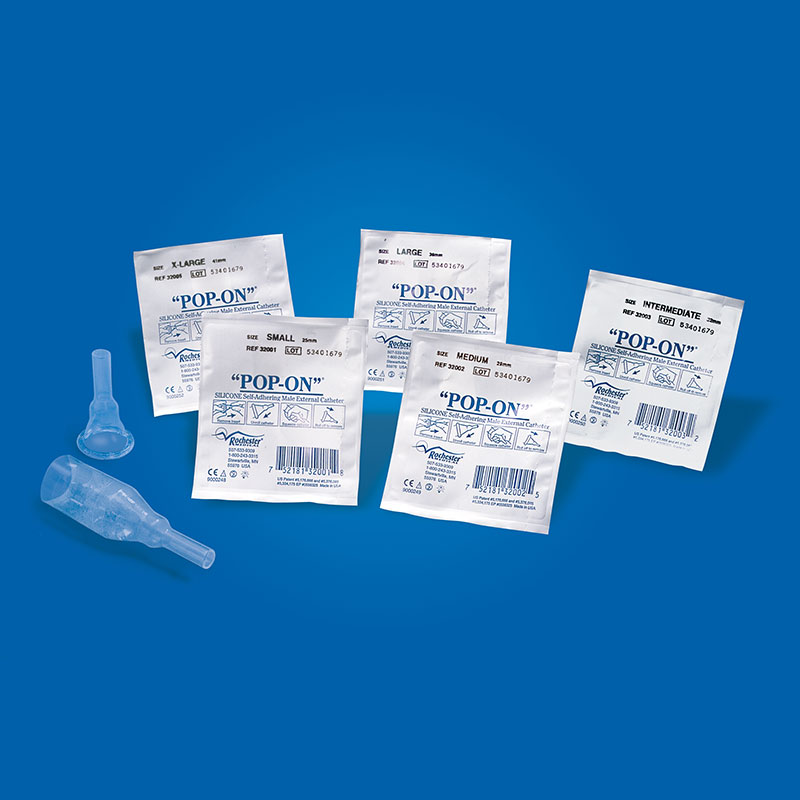 Bard Pop-On Self-Adhering Male External Catheter Large 36mm