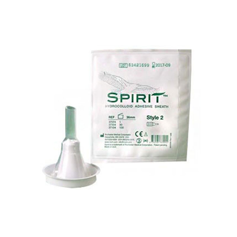 Bard Spirit Style 3 Hydrocolloid Sheath Male External Catheter Intermediate 32mm