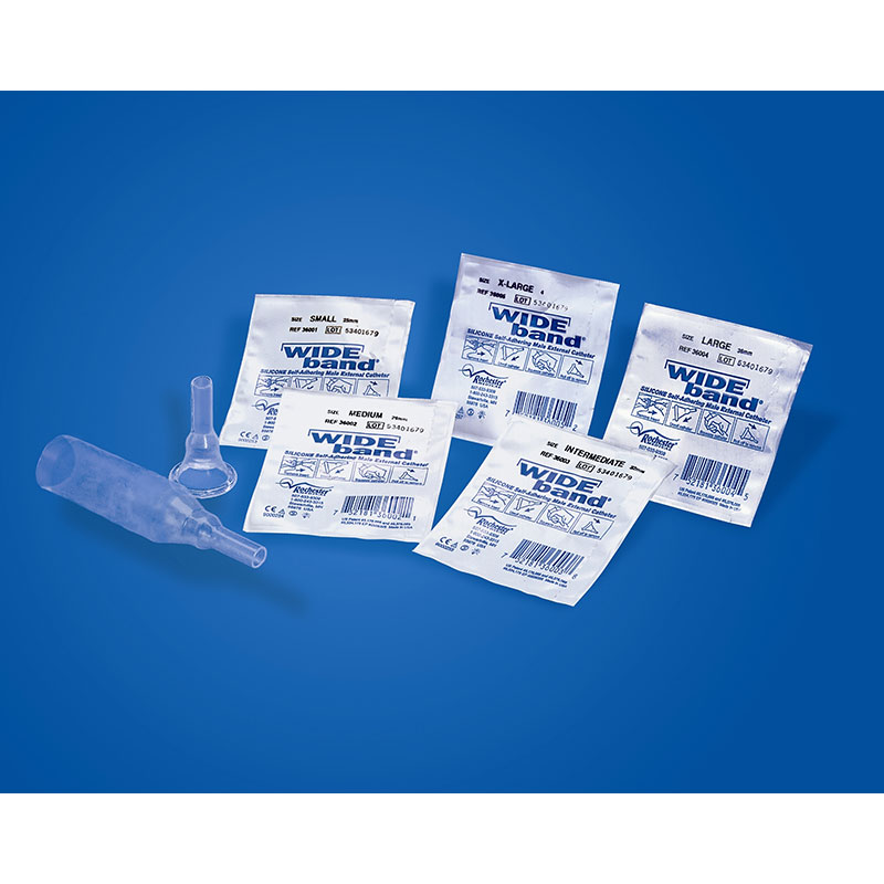Bard WideBand Self-Adhering Male External Catheter Small 25mm Box of 100