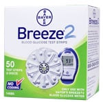 Bayer Ascensia Breeze 2 Test Strips 50/bx thumbnail