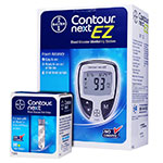 Bayer Contour NEXT EZ Glucose Meter Kit Combo