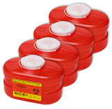 BD Multi-Use One Piece Sharps Container 3.3 Quarts 305488 Case of 4