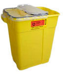 BD Chemotherapy Sharps Collector X-Large 17 Gallon Yellow Box 5 thumbnail