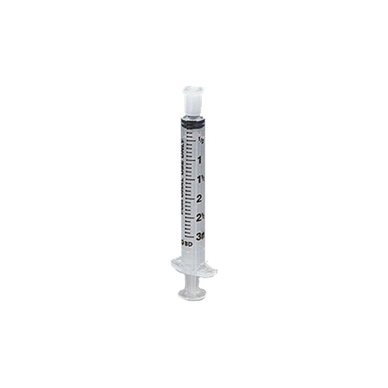 BD 3ml Oral Syringe With Tip Cap Clear 500/bx 305220