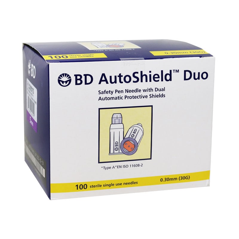 BD AutoShield Duo Pen Needles 100ct