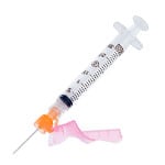BD Eclipse Luer-Lok Syringe Detach Needle, 3ml, 23G x 1" - 50ct thumbnail