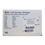 BD Luer-Lok General Use Disposable Syringe 1 ml 100/bx thumbnail