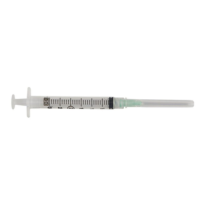 BD Luer-Lok General Use Syringe w/3 ml 21 Gauge 1 1/2" Green 100/bx