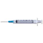 BD Luer-Lok Syringe 3cc Intramuscular Needle 23G x 1.5" 3ml 100/bx thumbnail